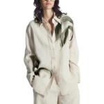 Рубашка женская бежевая Cos - фото 2