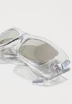Солнцезащитные очки Versace Sunglasses, Crystal/Transparent - фото 5