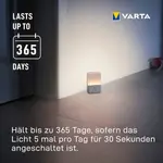 Ночник Motion Sensor Nachtlicht Set (2 шт) Теплый белый Varta, белый - фото 3
