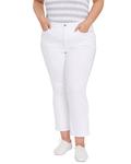 Джинсы NYDJ Plus Hr Slim Bootcut Ankle, белый - фото