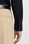 Рубашка Slim Fit на пуговицах BOSS Hank, черный - фото 6