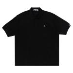 Поло BAPE Ape Head One Point Polo, Black - фото