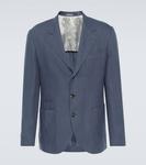 Льняной блейзер Brunello Cucinelli, Ocean Blue C280 - фото