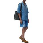 Потертые джинсовые шорты Anagram LOEWE, синий - фото 3