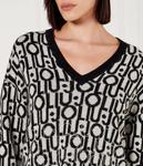 Свитер Liu Jo Loose fit, белый - фото 4