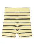 Полосатые шорты в рубчик SANDRO, желтый - фото