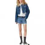 Джинсовая куртка MIU MIU, синий - фото 4