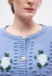Кардиган Lollys Laundry CARDIGAN, Blue Melange/Blue - фото 8