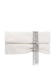 Клатч Jimmy Choo Zandra, белый - фото