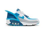 Кроссовки Nike Air Max 90 FlyEase GS 'White Industrial Blue', белый - фото 2