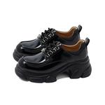 Женские лоферы черные/экрю COMELY - фото 8