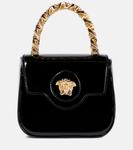 Сумка-тоут La Medusa из кожи мини Versace, черный - фото