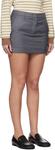 Серая микро мини-юбка Dunst - фото 2