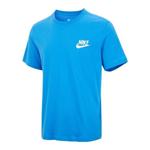 Футболка Nike Front Logo Short Sleeves Tee 'Inhale Exhale Blue white', белый - фото