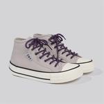 Холщовые кеды женские высокие Semir, бежевый - фото 14