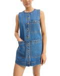 Платье Oakley Denim Shift Dress Veronica Beard, синий - фото