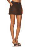 Мини-Юбка marquise средней посадки Ser.O.Ya, коричневый - фото 2