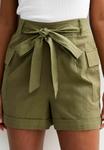 Шорты TIE WAIST UTILITY New Look, хаки - фото 4