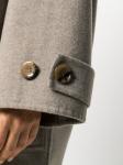 Пальто с контрастным воротником Manzoni 24, серый - фото 5