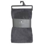 Флисовое одеяло 180 см Atmosphera, темно-серый - фото 4