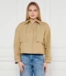 Куртка женская Calvin Klein свободная короткая, бежевый - фото