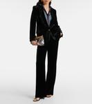 Бархатный блейзер Etro, черный - фото 2