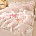 LUOLAI HOME Комплект постельного белья, 150 см, 4 предмета - фото 10