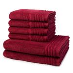 Набор полотенцев Vossen, 50x100 см, темно-красный - фото