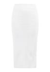 Юбка до колена IZIA Strick, белый - фото