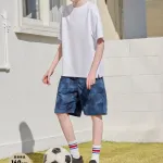 Шорты для детей 3-7 лет UNIQLO, синий - фото 2