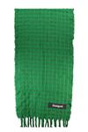 Женский шарф Desigual с вафельной фактурой и логотипом, зеленый - фото 2