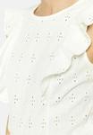 Блуза LolaLiza EMBROIDERED RUFFLE , Optical White/White - фото 3