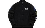 Бейсбольная куртка мужская черный Fila Fusion - фото 2