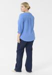 Блуза Kaffe Curve Blouse, Ebb And Flow/Blue - фото 3