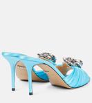 Мюли из тюля с декором Galaxy Mach & Mach, Ocean Blue - фото 2