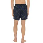 Шорты для плавания Checked Burberry, синий - фото 5