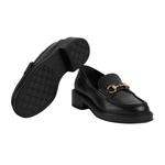 GUCCI Horsebit Loafers 4cm Women's Black - фото 7