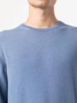 Zegna свитер в рубчик с круглым вырезом, синий - фото 5