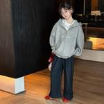 Топ для подростков на весну и осень Disney, серый - фото 4