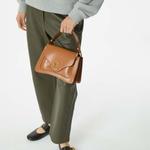 Сумка top-handle Coccinelle C-Me Calf Cocker small, цвет Noir - фото 2