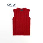 Свитер FW25 детский Polo Ralph Lauren, красный - фото 4