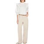 WEEKEND MaxMara Рубашка Embroidered Ruffled Top - фото 4