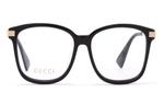 Gucci Black Frame Retro Optical Unisex - фото 2