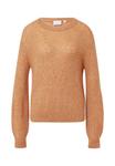 Джемпер comma MIT PAILLETTEN, Cognac - фото 5