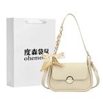 Dusen kangaroo Женская наплечная сумка, Ecru - фото