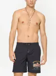 Плавки-шорты с принтом Athletic DOLCE & GABBANA, черный - фото 3
