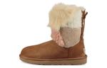 Ботинки женские UGG Classic Short с внешним мехом, коричневый - фото