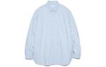 Nanamica Рубашка SS24 унисекс синяя - фото