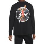 Футболка X Fragment с длинным рукавом Jordan, черный - фото 4