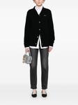 Comme Des Garçons Play шерстяной кардиган с нашивкой, черный - фото 2